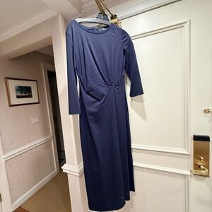 Weekend Max Mara navy jersey midi dress NWOT